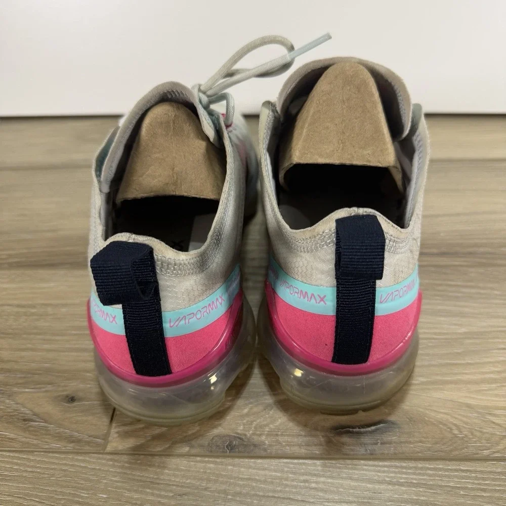 NIKE Air VaporMax 2019 'Grey Pink' Running Shoes Size 9